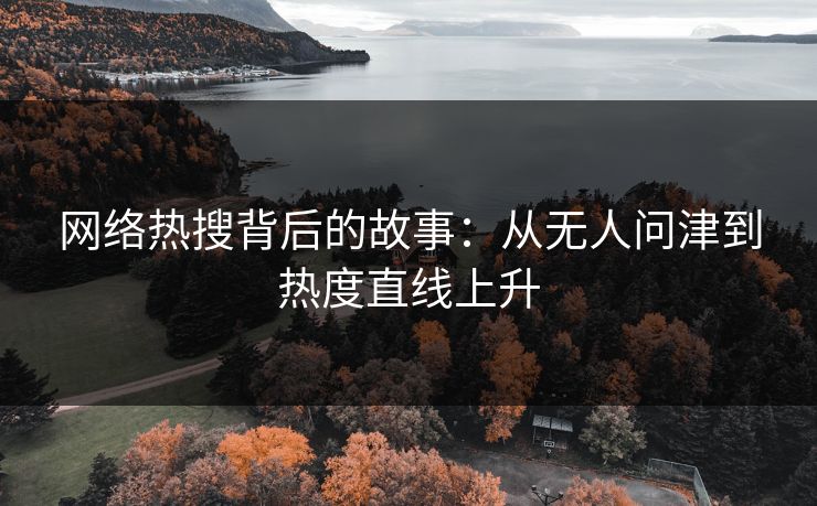 网络热搜背后的故事:从无人问津到热度直线上升
